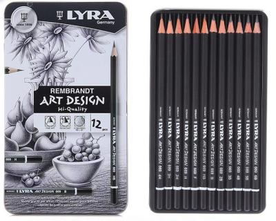 LYRA Pencils Sketch Pencil Set REMBRANDT ART DESIGN 12 ชิ้น เยอรมนี