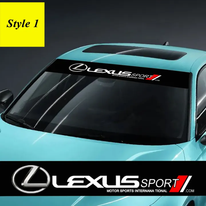 Car front windshield personality sticker suitable for Lexus nx200t