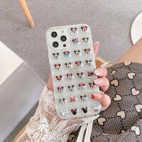 Mouse Mobile Phone Case for 13 12 11 Pro Max X XR 7 8 Plus Cute Couples Cellphone Covers