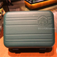 Starbuck กระเป๋าเดินทางขนาดมินิ10นิ้วกระเป๋าขึ้นเครื่องเคสพกพากระเป๋าเครื่องสำอางสีชมพูสีเขียว