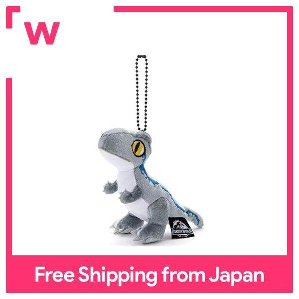 TAKARA TOMY A.R.T.S Jurassic World Plush Toy Keychain Velociraptor Blue