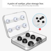 №✷◐ Memory Foam Ear Tips for6 Pairs Tips Replacement Earbuds for AppleEartips with Box