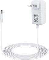 YEAOI 5V DuetSoothe Power Cord for Graco Simple Sway - 6V Snugapuppy Charger Replacement for Fisher Price, Ingenuity Swing, 10 ft, WhiteA6293 US EU UK PLUGk Optional