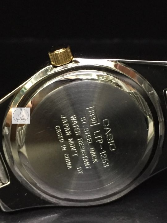 นาฬิกาข้อมือผู้หญิง-casio-รุ่น-ltp-1253sg-7adf-ตัวเรือนและสายนาฬิกา-2-กษัตริย์-รับประกันของแท้-100-เปอร์เซนต์