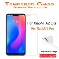 HOT weime428 - / 2ชิ้น2.5D สำหรับ XiaoMi A2 Lite กระจกไม่เต็มฝาครอบป้องกันหน้าจอล้างแกร่งฟิล์มป้องกันกรณีสำหรับ R Edmi 6 Pro