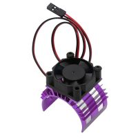 For A959-B 144001 124019 RC Car Aluminum Alloy Motor Heatsink Cover with Cooling Fan for 540 550 3650 Motor