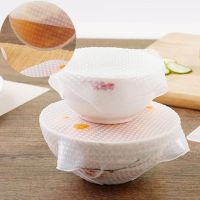 4Pcs/lot Reusable Food Wrap Stretch Dish Cover Food Grade Silicone Food Fresh Keeping Vacuum Seal Wrap Friendly Kitchen Tool