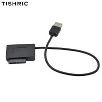 【HOT】 Nivasco General Trading TISHRIC USB 2.0เป็น SATA 7 + 6สายแปลงภายนอกอะแดปเตอร์ไดรฟ์ออปติคัลแล็ปท็อป CD-ROM DVD พร้อม LED