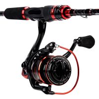 KastKing Max Steel Rod Carbon Spinning Fishing Rod AND KastKing Sharky III Innovative Water Resistance Spinning Reel Reel Rod Combo