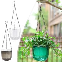 【CC】 Hanging Flowerpot Absorbing Thickened Plastic Hydroponic Vases Pot Wall Bonsai