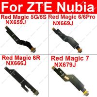 สายเชื่อมต่อแท่นชาร์จ USB สําหรับ ZTE Nubia Red Magic 5S 5G NX659J 6 Pro NX669J 6R NX666J 7 NX679J 7Pro NX709J 7s Pro NX709S 8Pro +