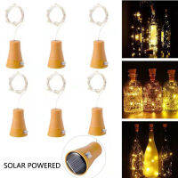 1020Leds Solar Cork Bottle String Lights Wine Stopper shape Fairy Lights Christmas Wedding Birthday Party Home Decoration Light