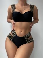 Bandage Bikinis 2023 Women Push Up Swimsuit Solid Sexy Swimwear Female Brazilian Bathing Suit Black Swimming Summer Beachwear