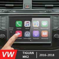 {DAC อะไหล่รถยนต์} กระจกเทมเปอร์ฟิล์มป้องกันสำหรับเหล็ก Volkswagen VW Tiguan MK2 8นิ้วหน้าจอจีพีเอสนำทางรถอุปกรณ์เสริม2016- 2020