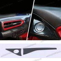 ℗¤♘ carbon fiber car dashboard engine start stop button trims for changan unit 2020 2021 2022 2023 uni-t accessories interior 2024