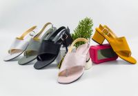 รองเท้าส้นสูง รุ่น ROZY ส้นสูง 2 นิ้ว มี 5 สี ชมพู ดำ เทา ขาว เหลือง Z.36-41 รองเท้าผู้หญิง รองเท้าแฟชั่น พร้อมส่ง