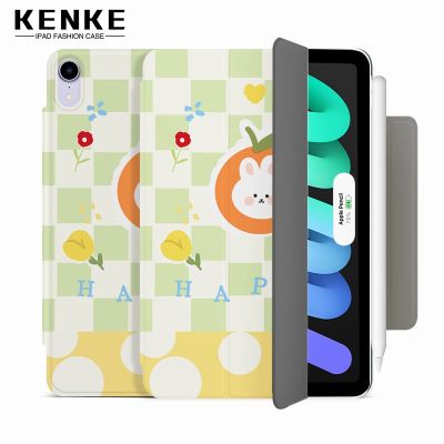 KENKE for สำหรับ Rebound Magnetic สมาร์ทการ์ตูนน่ารักใหม่เคส iPad สำหรับ iPad Pro 11 2018 Pro 12.9 2021 Mini 6 Air 4 2020 Air 5 2022 iPad ปลอกสะดวกแม่เหล็ก [รองรับ Apple ดินสอการจับคู่และการชาร์จ] Smart Case Cover Auto Sleep/Wake Trifold