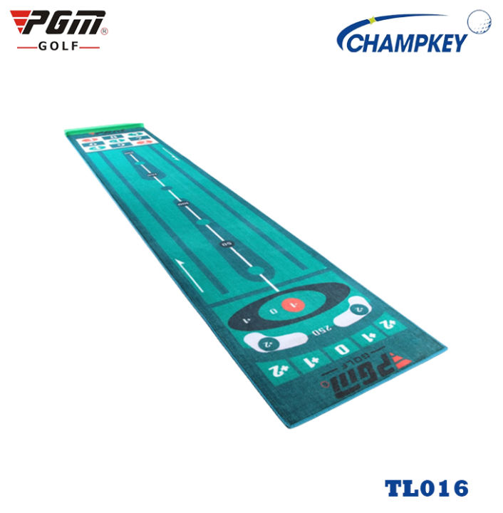 champkey-พรมซ้อมพัตต์-tl016-hitting-mat-pgm-พรม-ขนาด-0-6-3m-ลายตัวเลข