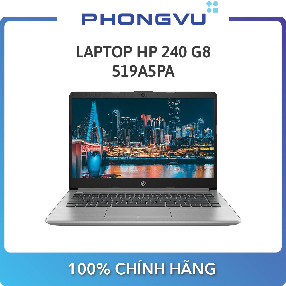 Laptop HP 240 G8 519A5PA ( 14 inch HD/i3-1005G1/4GB/512GB SSD/Win 10 Home SL)