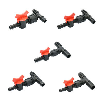 【CW】162025mm Garden Hose Splitter Tee Reducer Barb Connector Tap Valve 12 34 1"; 3-way Water Tube Fitting Drip Irrigation System