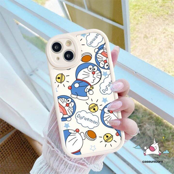 เคสโทรศัพท์มือถือ-tpu-นิ่ม-ลายการ์ตูนโดราเอมอน-น่ารัก-สําหรับ-iphone-7plus-xr-14-12-13-6-6s-7-8-plus-xs-x-2020