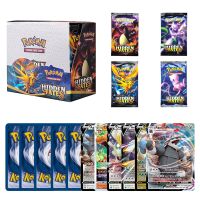 การ์ดโปเกมอนภาษาอังกฤษ Sun &amp; Moon-Hidden Fates Gyarados-GX Display Box (8บูสเตอร์แพ็ค) การ์ดของเล่นฝากขายเด็ก