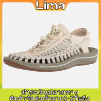 LIMA 2023 [จัดส่งรวดเร็ว] รองเท้าคู่ ?จัดส่ง 2-3 วัน? รองเท้าแตะรัดส้น เชือกถักสาน รองเท้าเดินป่า ชาย หญิง