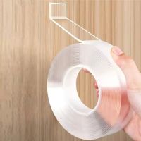 【YF】﹉♙  1M 5M  Transparent Sided Tape Reuse Tapes Adhesives plastic Super Glue