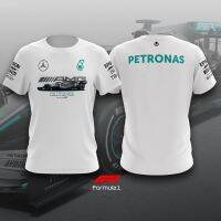 [PREMIUM] T-Shirt AMG  F1 Custom Design White FULL SUBLIMATIOAN 3D T-SHIRT SUMMER SHORT SLEEVE TEE