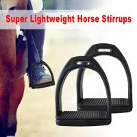 2PCS Durable Horse Riding Stirrups 2 Sizes For Horse Rider Lightweight Wide Track Anti Slip Equestrian for Children Adults