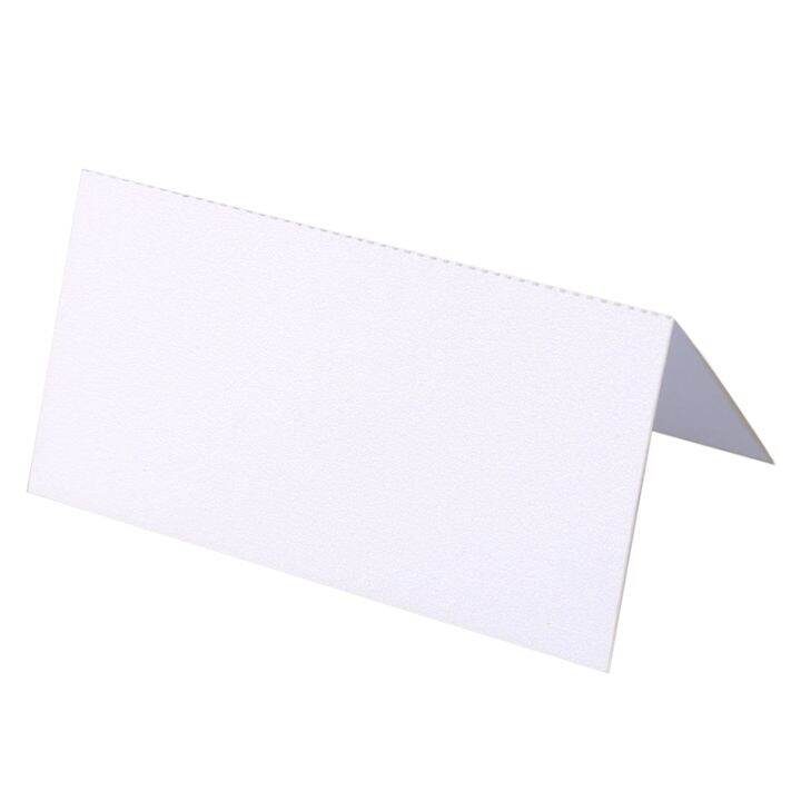 100 Blank Table Name Place Cards, Many Colours - White, Party, Wedding 