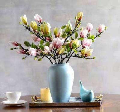 【CC】 68cm Artificial Magnolia Is Suitable Arrangement In The Room Wedding Banquet Venue And Garden Layout
