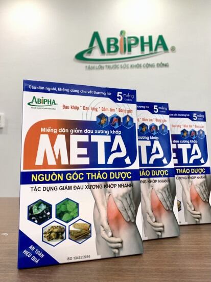 Miếng dán giảm đau xương khớp meta, nguồn gốc thảo dược - ảnh sản phẩm 1
