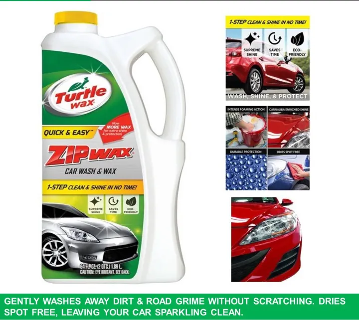 Turtle Wax Zip Wax Car Wash T79 1.89L Lazada