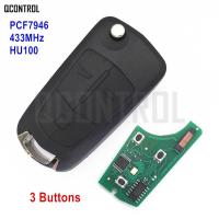 【❂Hot On Sale❂】 xian9 Qcontrol สำหรับ Opel ล็อคประตูกุญแจรีโมต3bt 433 Mhz/Vauxhall Vectra C 2006 2008 Signium 2005 - 2007