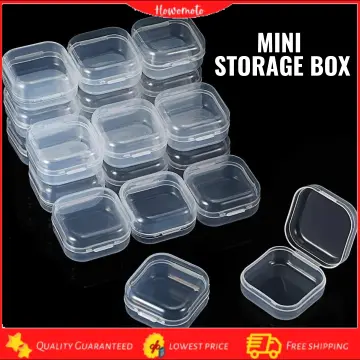 Square Plastic Box, Clear Square Box, Jewelry Beads Storage Box