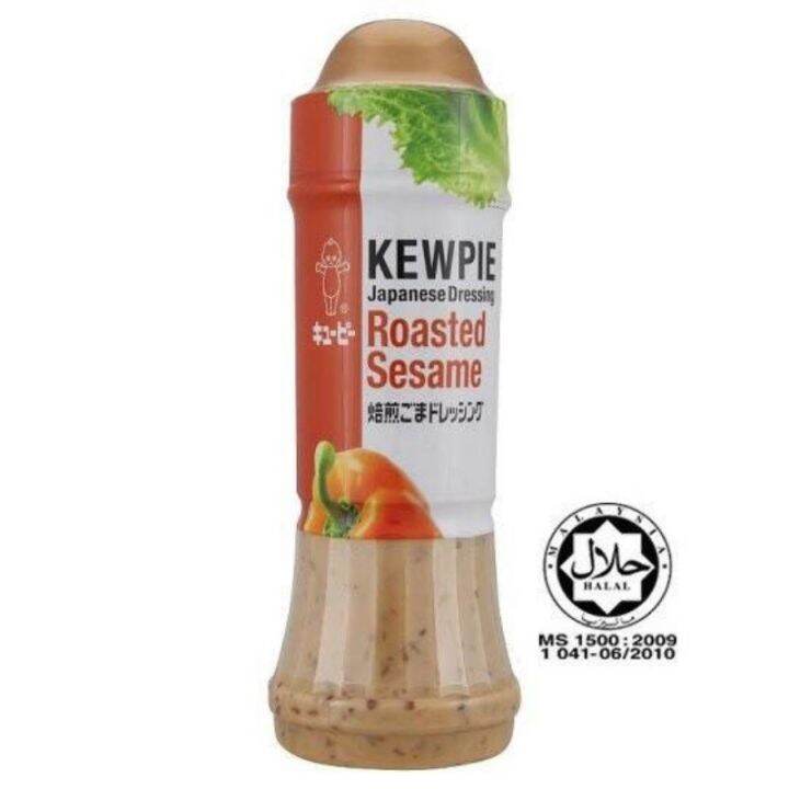 [READY STOCK ] KEWPIE DRESSING ROASTED SESAME JAPAN RECIPE(210ml) Lazada