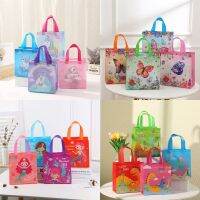 【YF】┋  4pcs Children Birthday Non-woven Tote bag Unicorn Packing kids Decorations