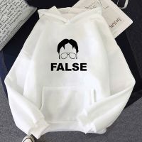 Dwight Schrute Sweatshirt Figure Silhouette Hoodies Unisex Loose Pullovers Vintage/Retro Aesthetic Clothes Autumn Casual Hoody Size Xxs-4Xl