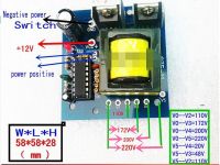 DC-AC Converter 12V To 110V 220V AC 150W Inverter Boost Board Transformer Power