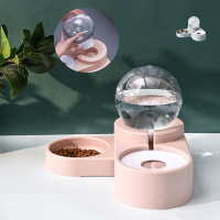 ชามอาหาร Bubble bowl 2in1 จุ1.8ลิตร เติมน้ำ อัตโนมัติ ชามข้าว ชามน้ำ ชามข้าว หมา แมว ถอดประกอบได้ ง่ายต่อการทำความสะอาด