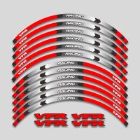 Motorcycle Accessories Wheels Hub Stickers Rim Reflective Stripe For Honda VFR750 VFR800 VFR1200 VFR1200F VFR 750 800 1200 1200F Decals  Emblems