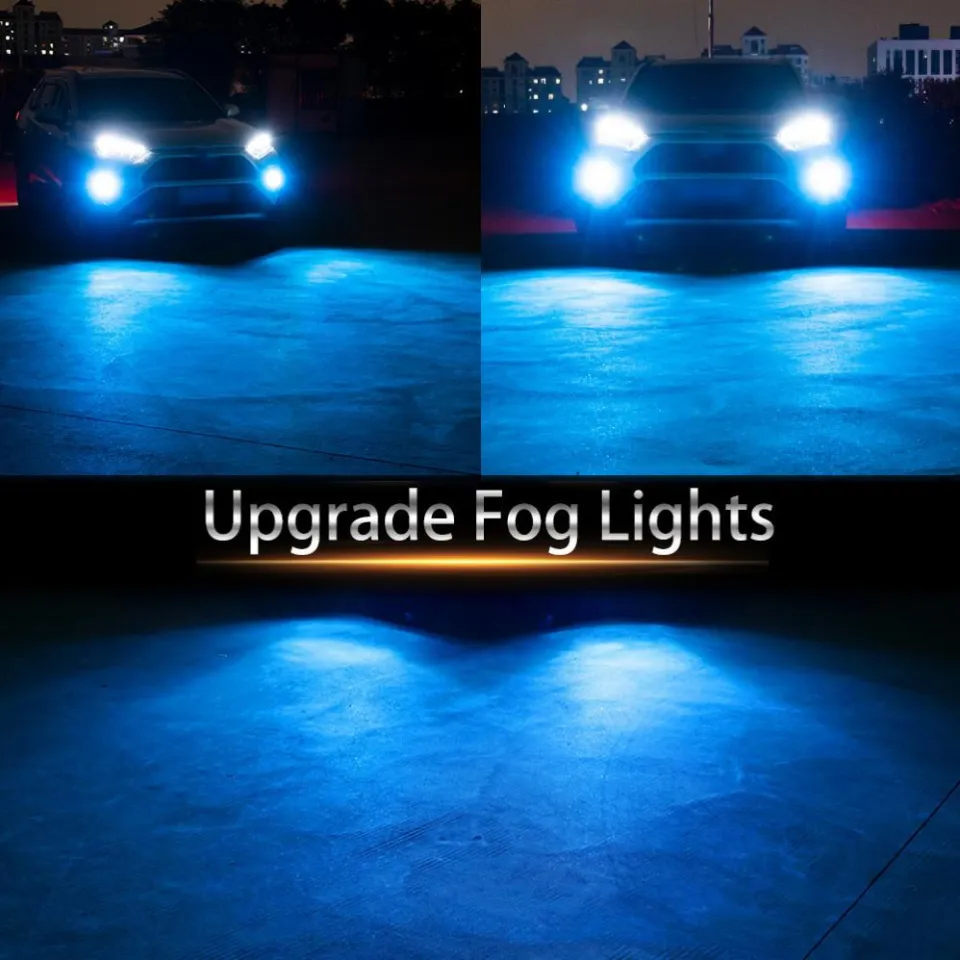 Ice blue led store fog lights