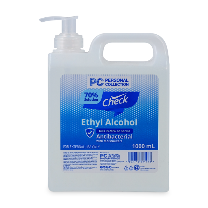 CHECK 70 ETHYL ALCOHOL 1000 ML Lazada PH