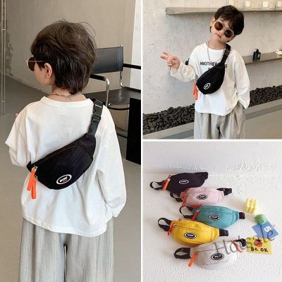 【hot sale】❆♤▼ C16 Trendy Cool Fashion Boy Bag Cross-Body Handsome Canvas Childrens Chest Mini Fried Street Casu