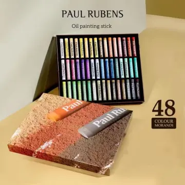 Paul Rubens Oil Pastel Set 50 Colors Graffiti Soft Pastel Drawing Pen for  Artist School Stationery