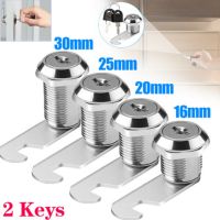 16/20/25/30mm Cam Lock Door Cabinet Mailbox Drawer Cupboard Locker Metal Alloy Cylinder Cam Lock With 2 Keys DIY Cabinet Tools