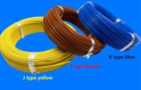 100m THERMO-COUPLE WIRE K Type T Type J Type 2 * 0.3mm 2 * 0.5mm เทอร์โมคัปเปิลไลน์ชดเชยสายไฟเซนเซอร์