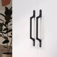 Cabinet Wardrobe Door Handle Minimalist Wine Aluminum Alloy Drawer Dark Accessories