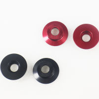 1 pair Side Caps for Powerway R36 front hub PHB-R36 Aluminum Alloy 7075 covers anodized black and red Made in Taiwan road bike